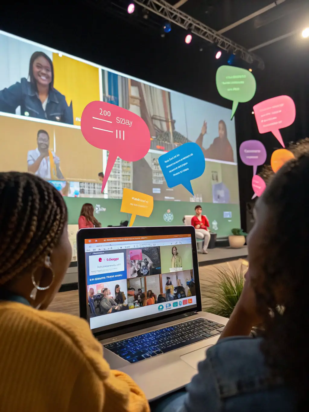 A visual representation of a community forum within BuildSpace, where users are actively discussing projects, sharing feedback, and supporting each other, showcasing the collaborative environment.